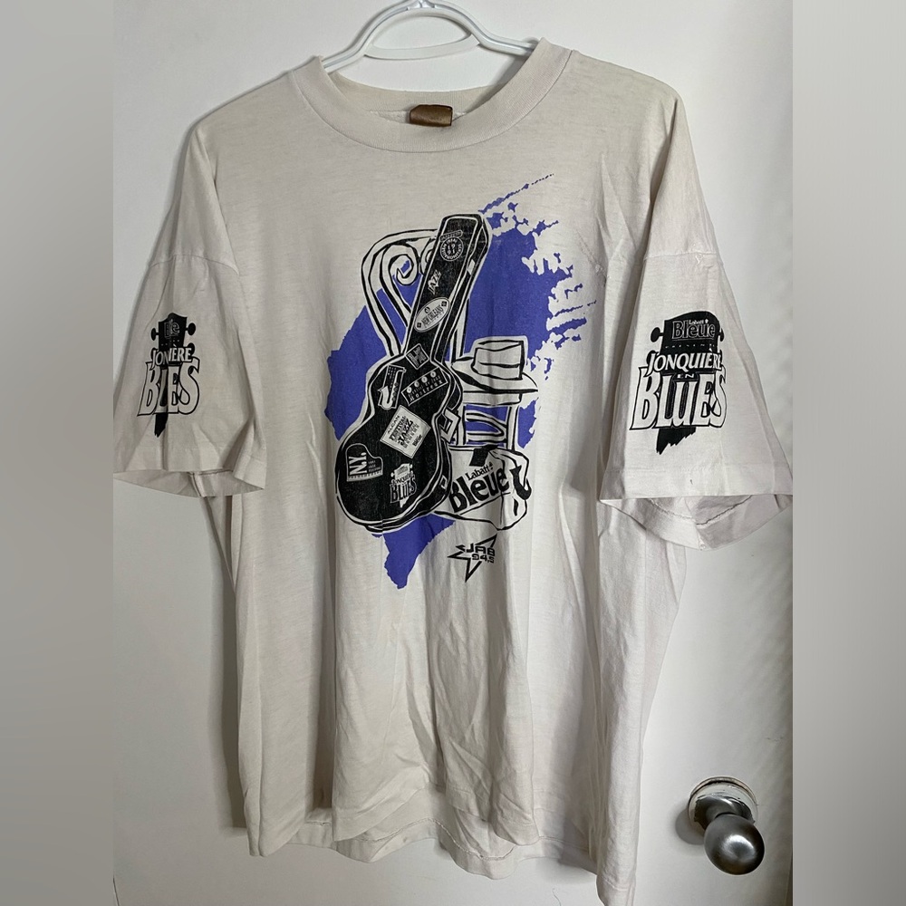 Labatte Bleu Vintage Tee - Paint Spots on Shirt